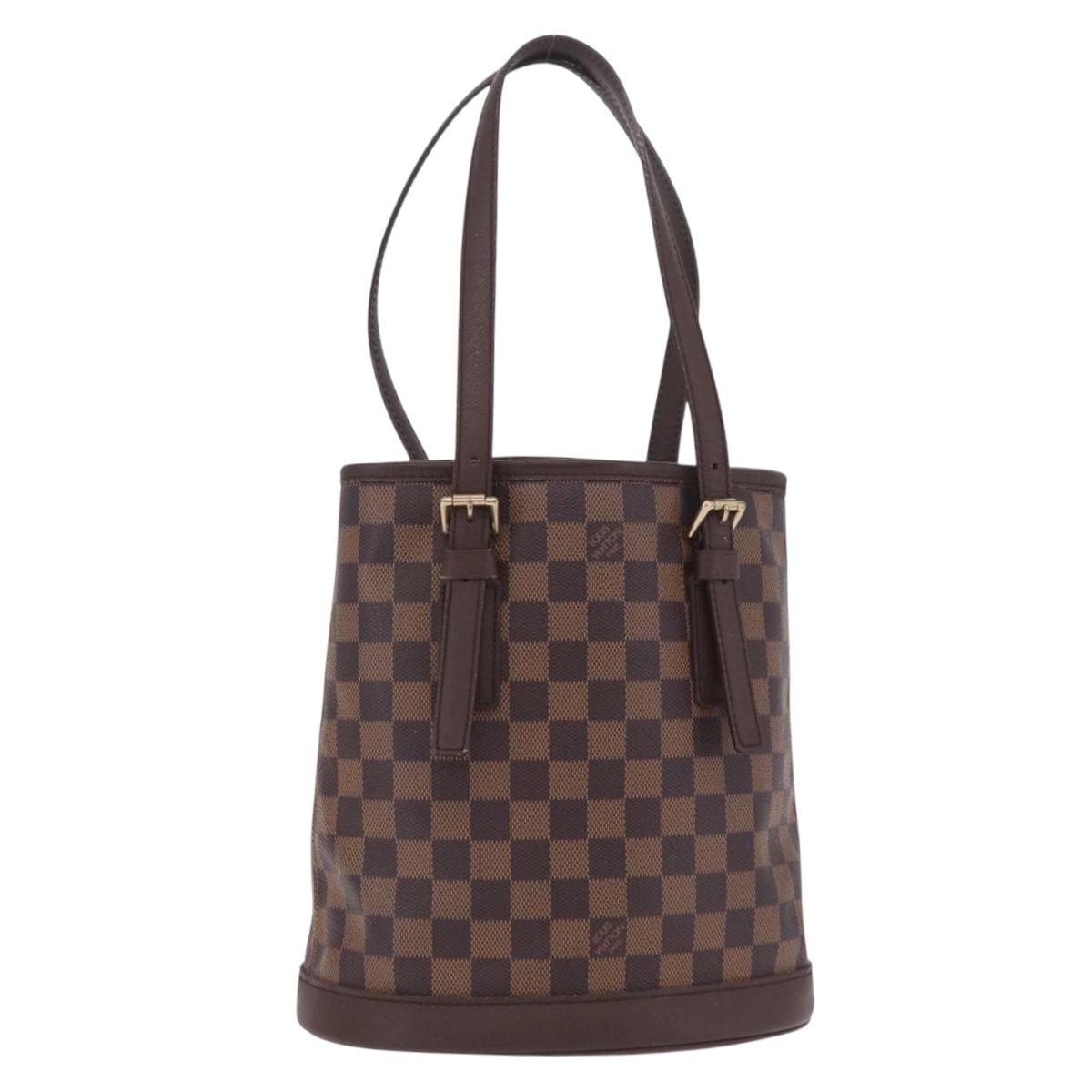 LOUIS VUITTON Damier Ebene Marais Shoulder Bag N42240 LV Auth 205338V