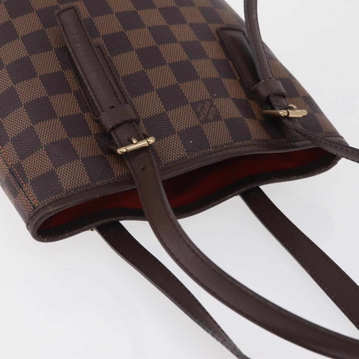LOUIS VUITTON Damier Ebene Marais Shoulder Bag N42240 LV Auth 205338V