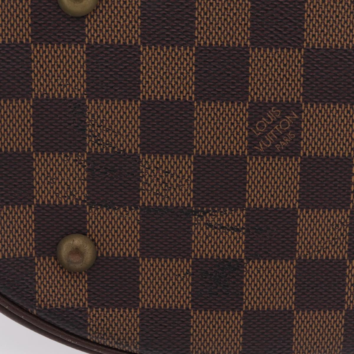 LOUIS VUITTON Damier Ebene Marais Shoulder Bag N42240 LV Auth 205338V