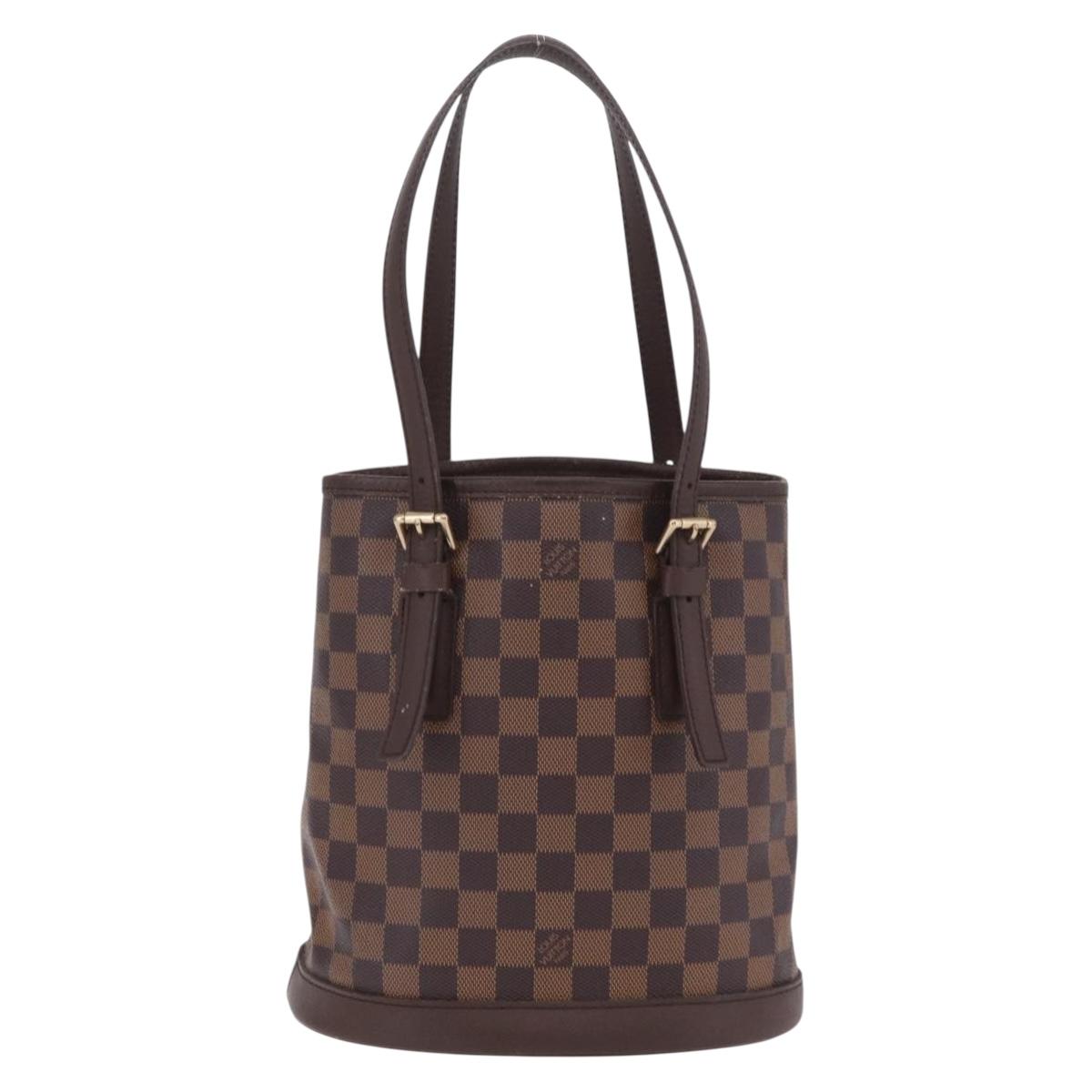 LOUIS VUITTON Damier Ebene Marais Shoulder Bag N42240 LV Auth 205338V