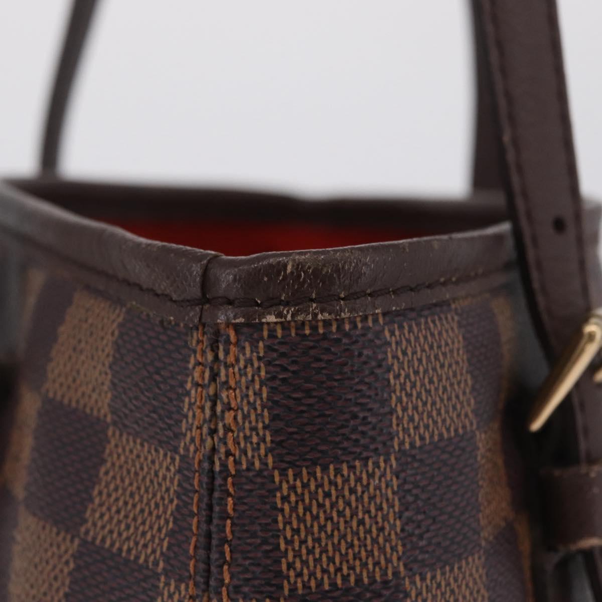 LOUIS VUITTON Damier Ebene Marais Shoulder Bag N42240 LV Auth 205338V