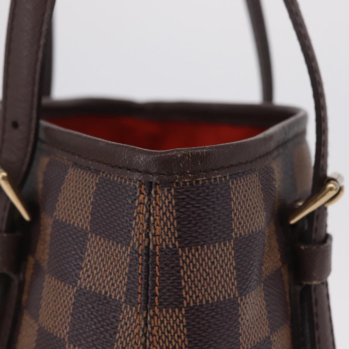 LOUIS VUITTON Damier Ebene Marais Shoulder Bag N42240 LV Auth 205338V