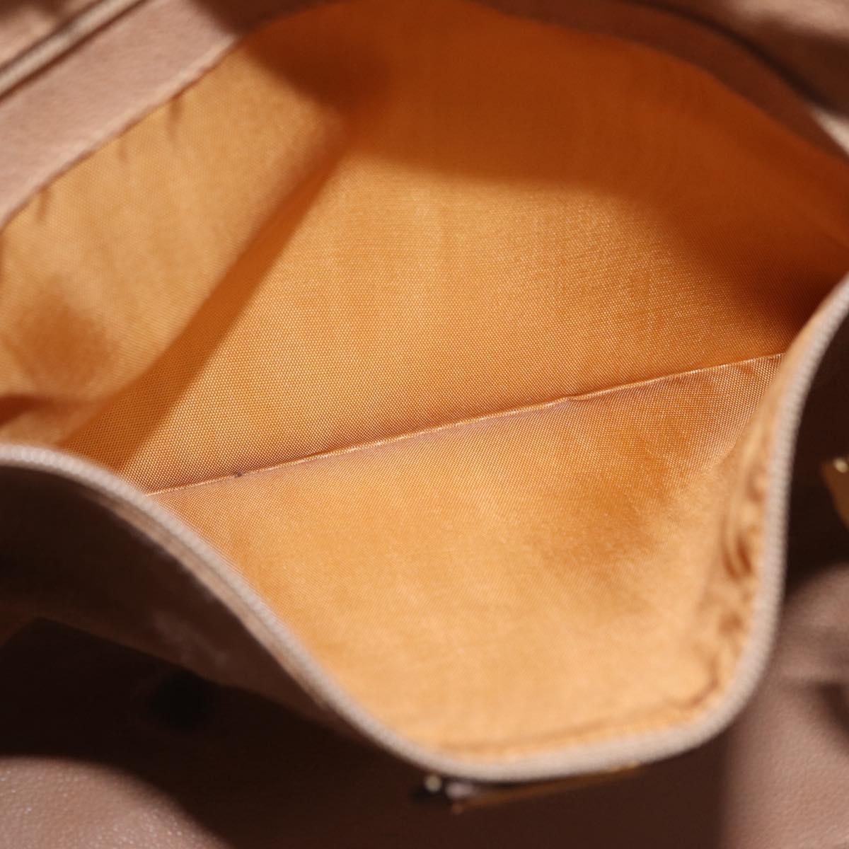GUCCI GG Supreme Web Sherry Line Bag PVC Beige Gold 001 115 0933 Auth 205351