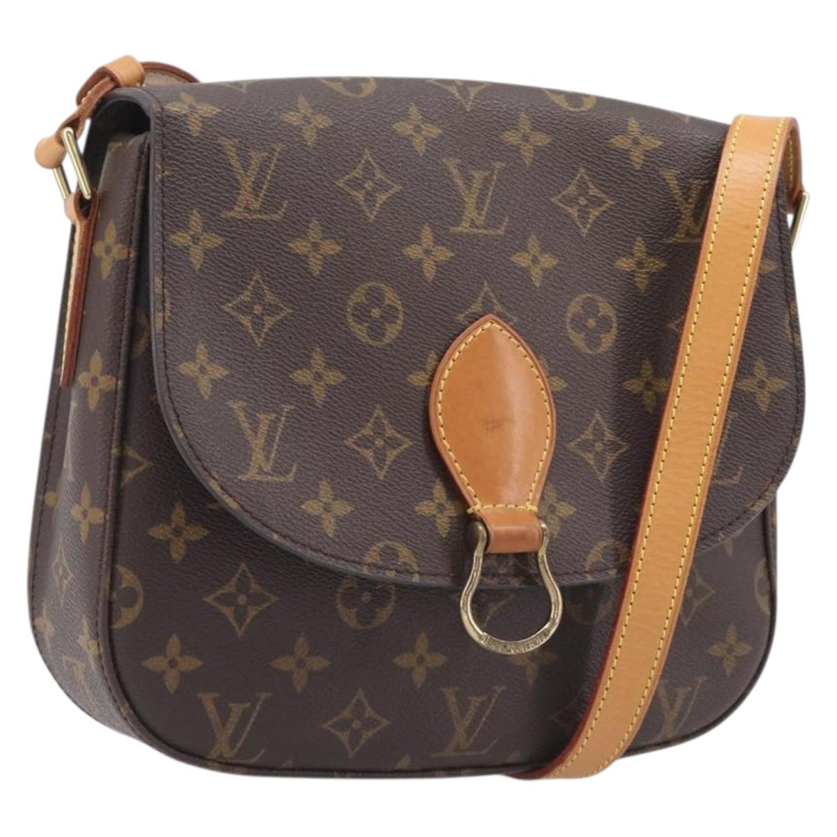 LOUIS VUITTON Monogram Saint Cloud GM Shoulder Bag M51242 LV Auth 205353V