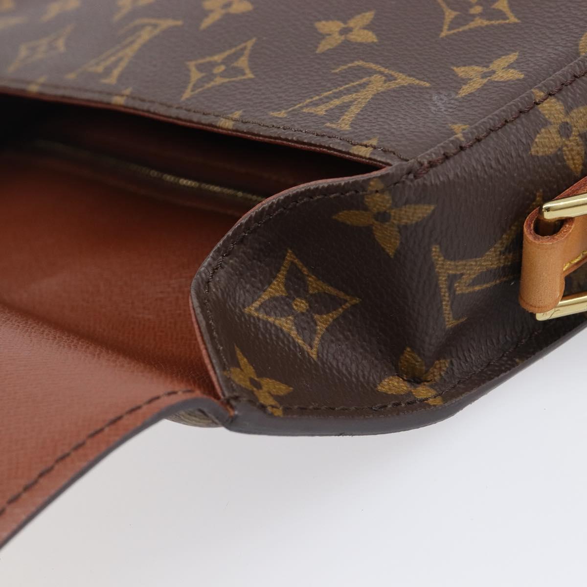 LOUIS VUITTON Monogram Saint Cloud GM Shoulder Bag M51242 LV Auth 205353V
