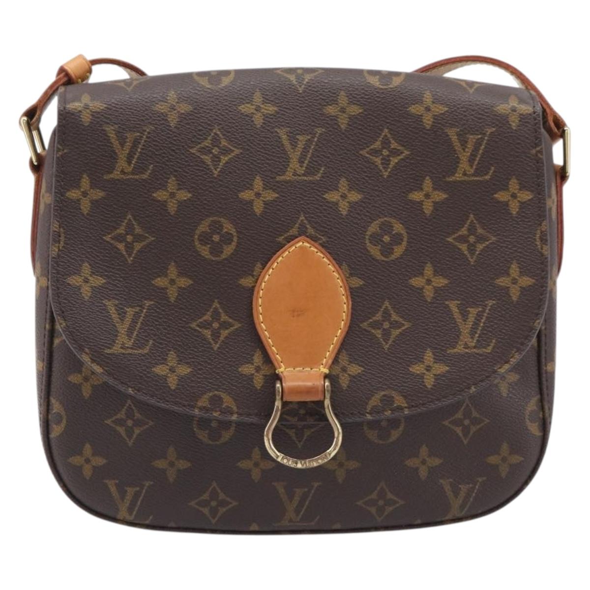 LOUIS VUITTON Monogram Saint Cloud GM Shoulder Bag M51242 LV Auth 205353V