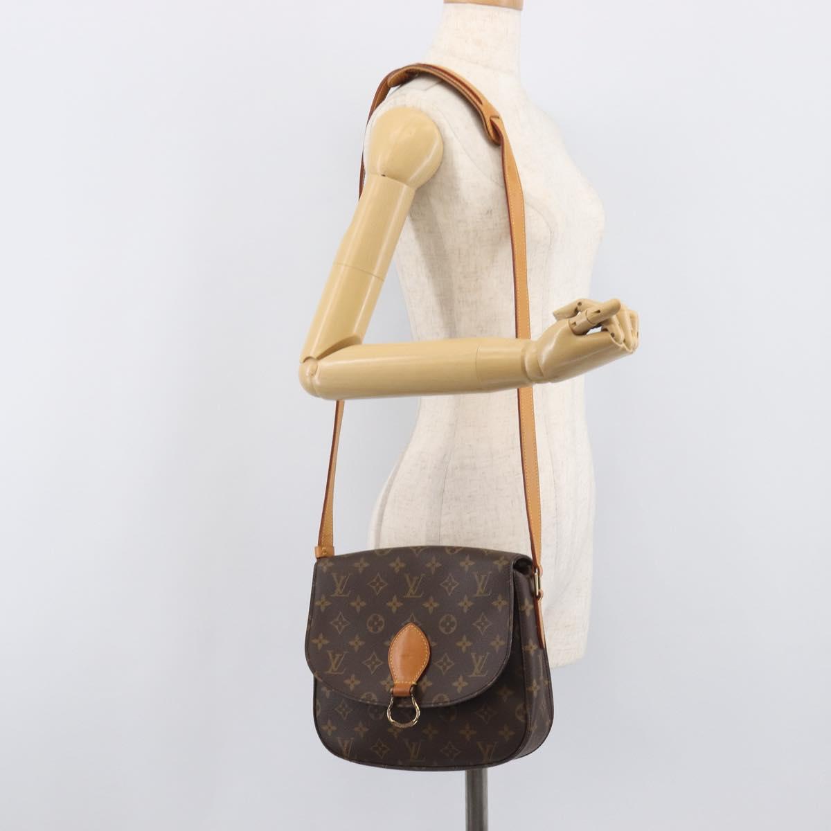 LOUIS VUITTON Monogram Saint Cloud GM Shoulder Bag M51242 LV Auth 205353V