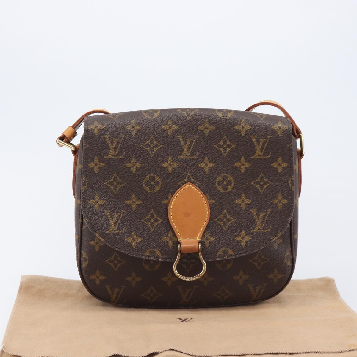 LOUIS VUITTON Monogram Saint Cloud GM Shoulder Bag M51242 LV Auth 205353V