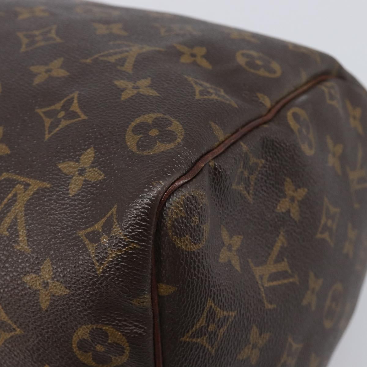 LOUIS VUITTON Monogram Speedy 35 Hand Bag M41524 LV Auth 205360