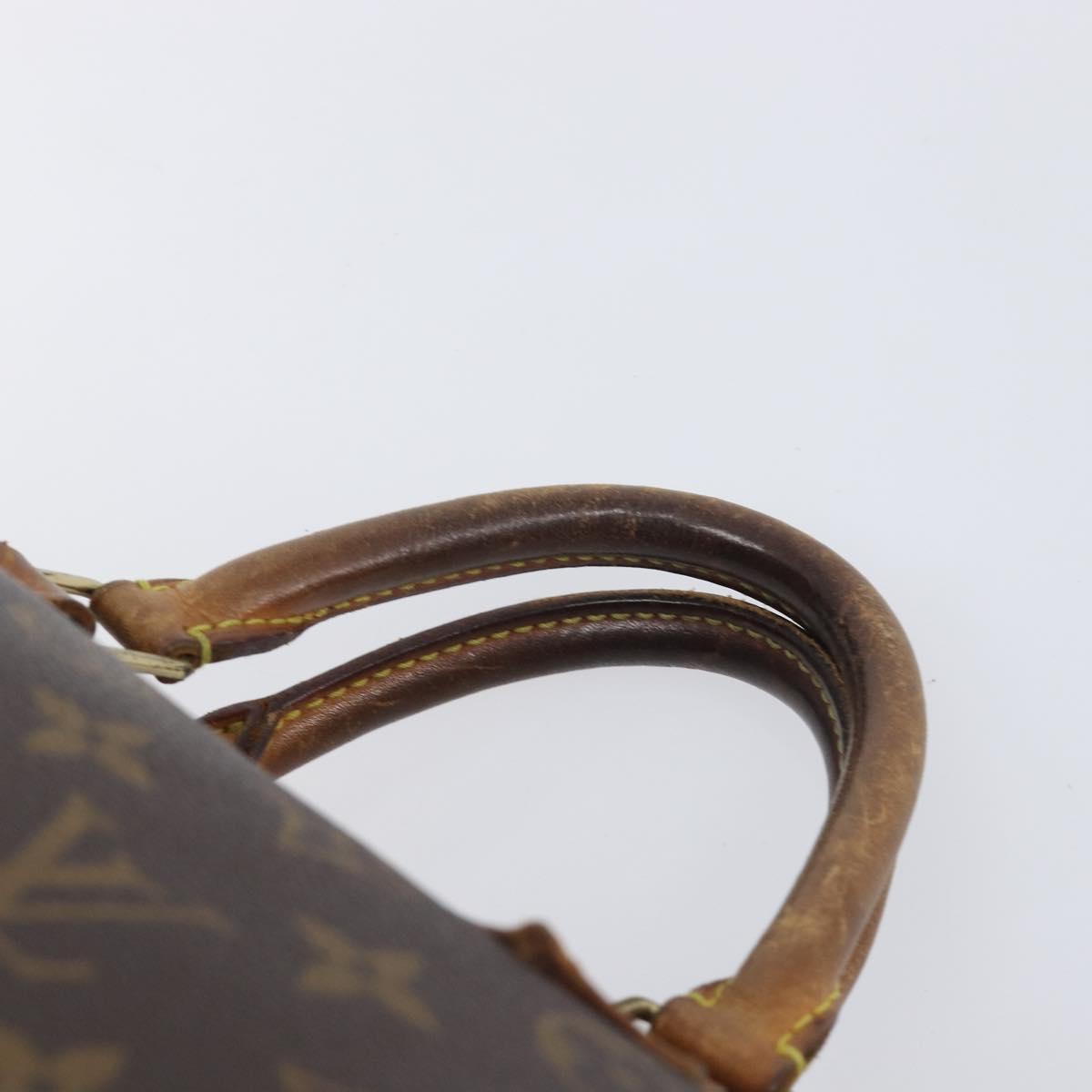 LOUIS VUITTON Monogram Speedy 35 Hand Bag M41524 LV Auth 205360