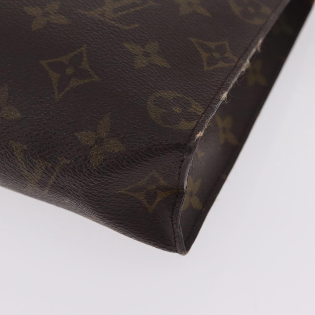 LOUIS VUITTON Monogram Poche Toilette 26 Pouch M47542 LV Auth 205361
