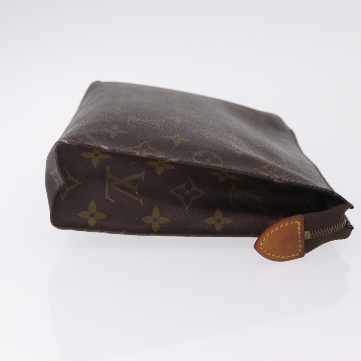 LOUIS VUITTON Monogram Poche Toilette 26 Pouch M47542 LV Auth 205361