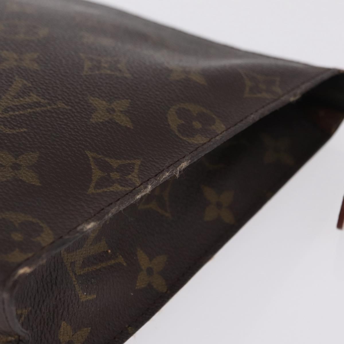 LOUIS VUITTON Monogram Poche Toilette 26 Pouch M47542 LV Auth 205361