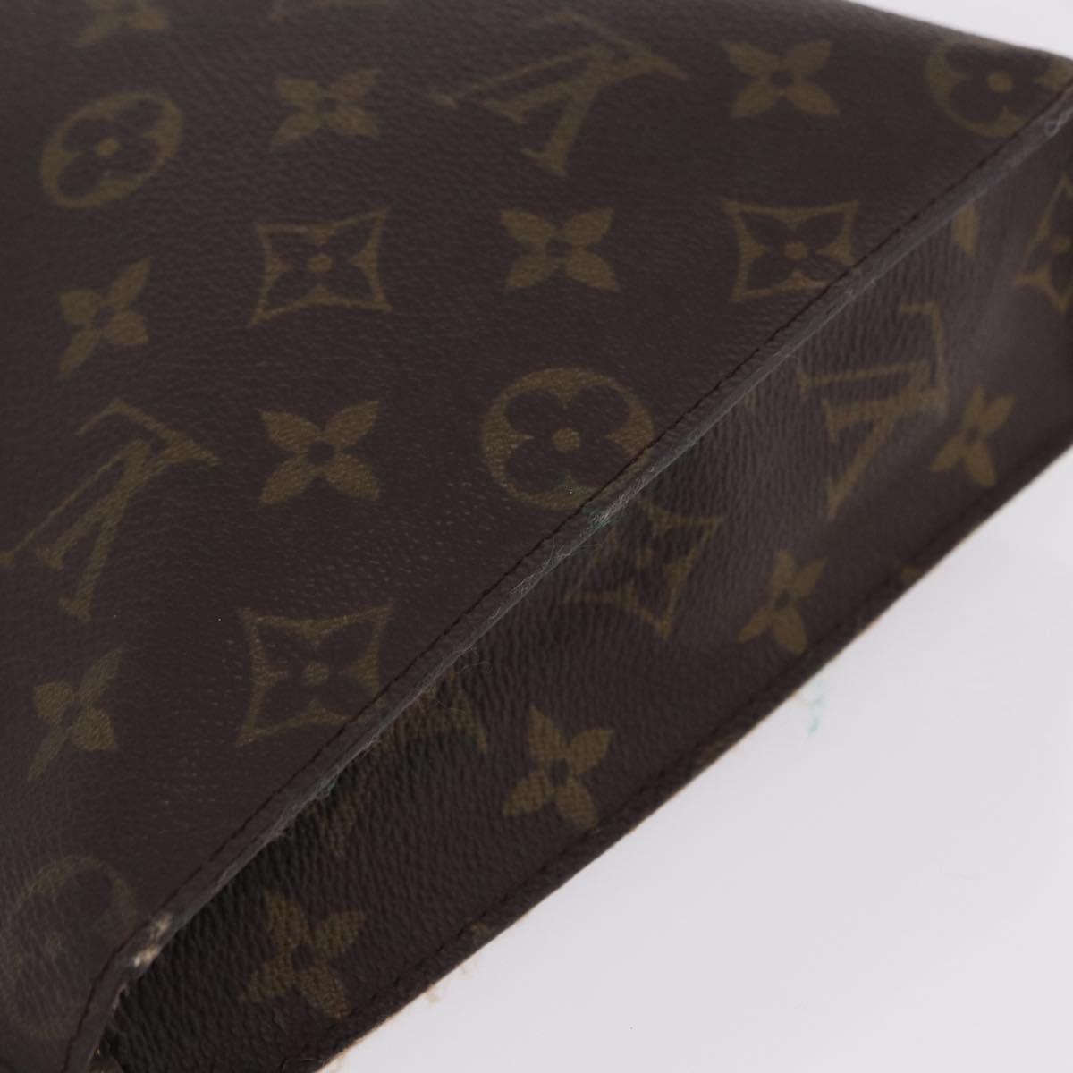 LOUIS VUITTON Monogram Poche Toilette 26 Pouch M47542 LV Auth 205361