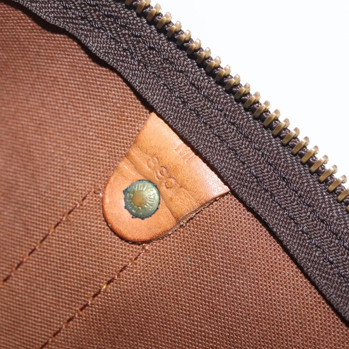 LOUIS VUITTON Monogram Keepall 60 Boston Bag M41422 LV Auth 205364V