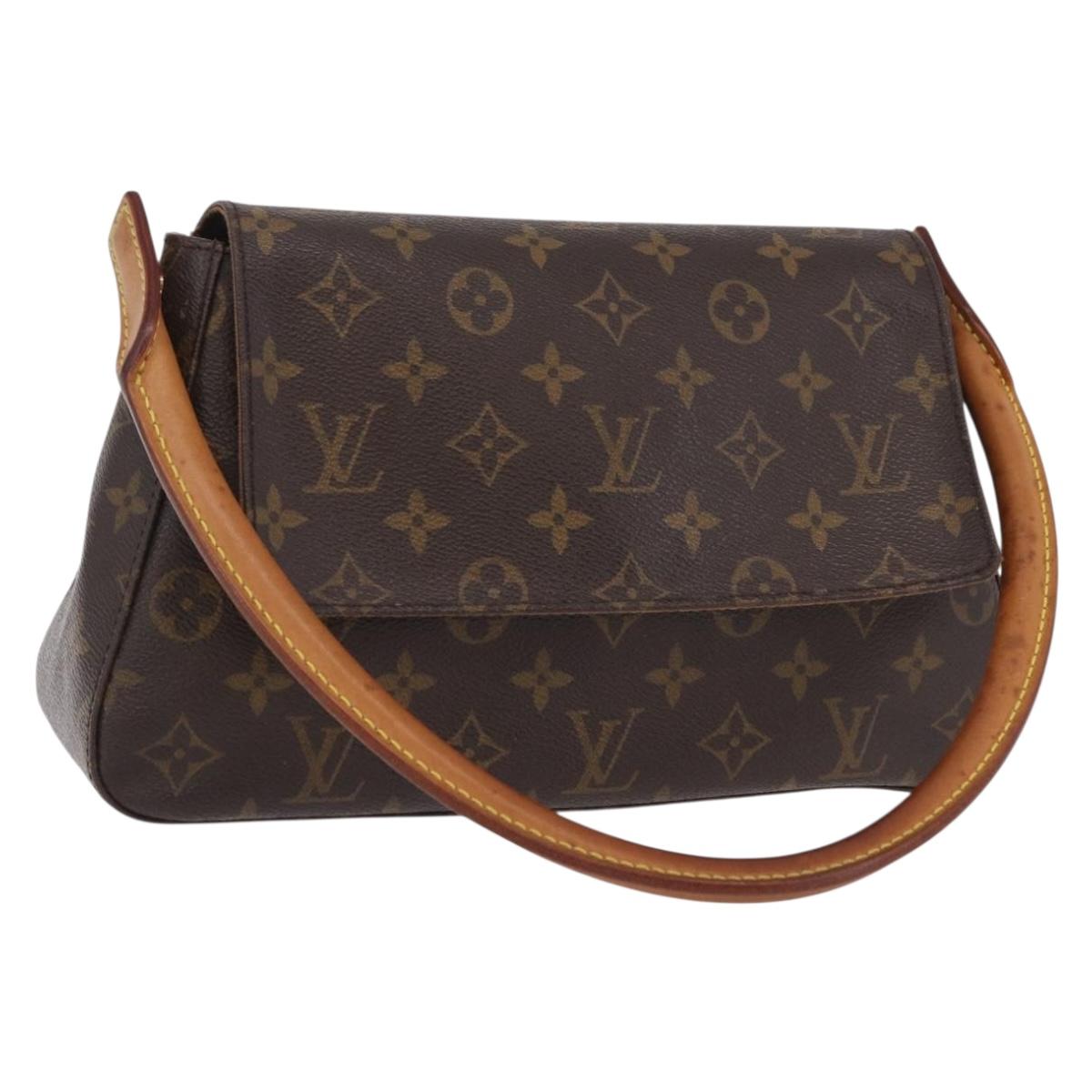LOUIS VUITTON Monogram Mini Looping Shoulder Bag M51147 LV Auth 205366V