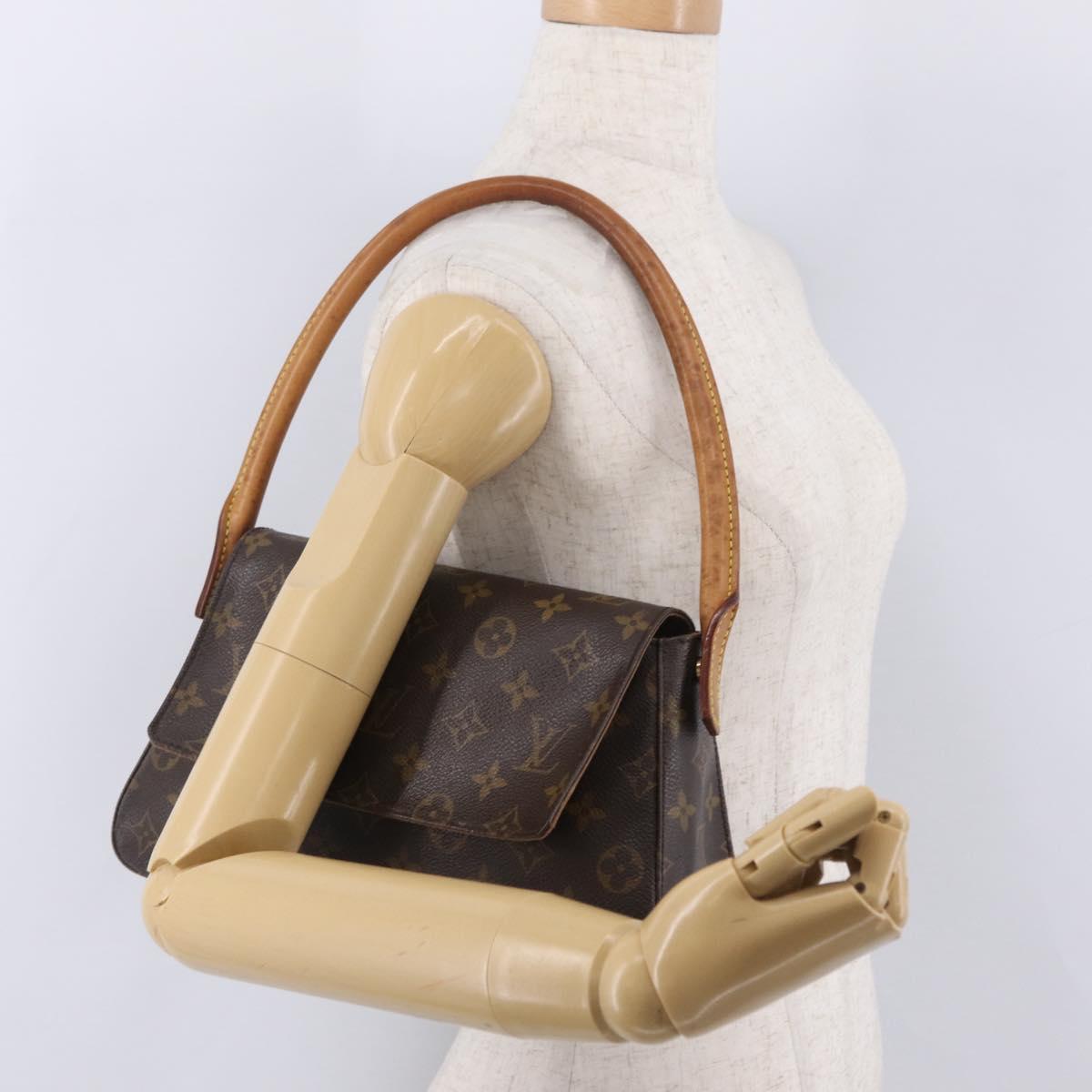 LOUIS VUITTON Monogram Mini Looping Shoulder Bag M51147 LV Auth 205366V