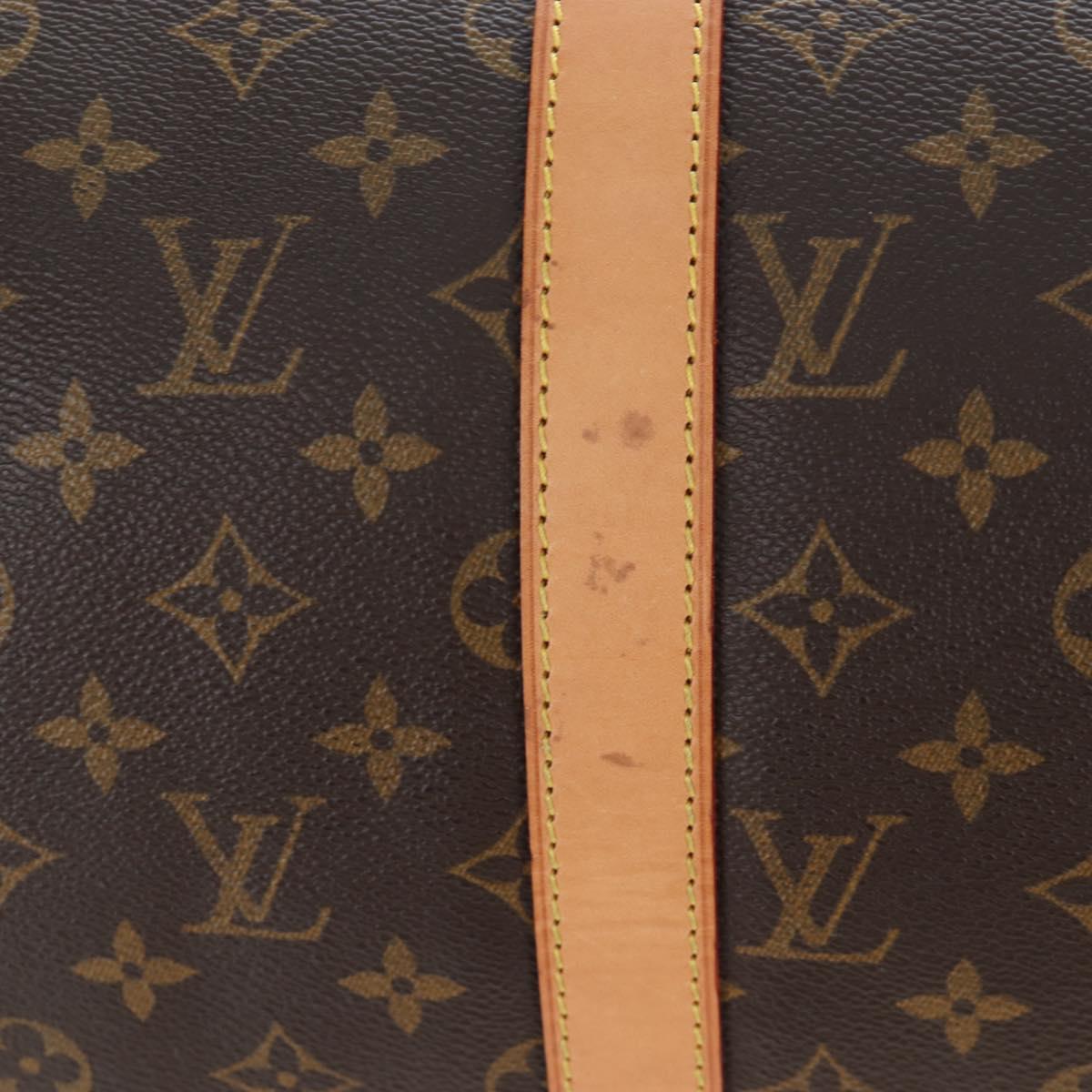 LOUIS VUITTON Monogram Keepall 50 Boston Bag M41426 LV Auth 205367V