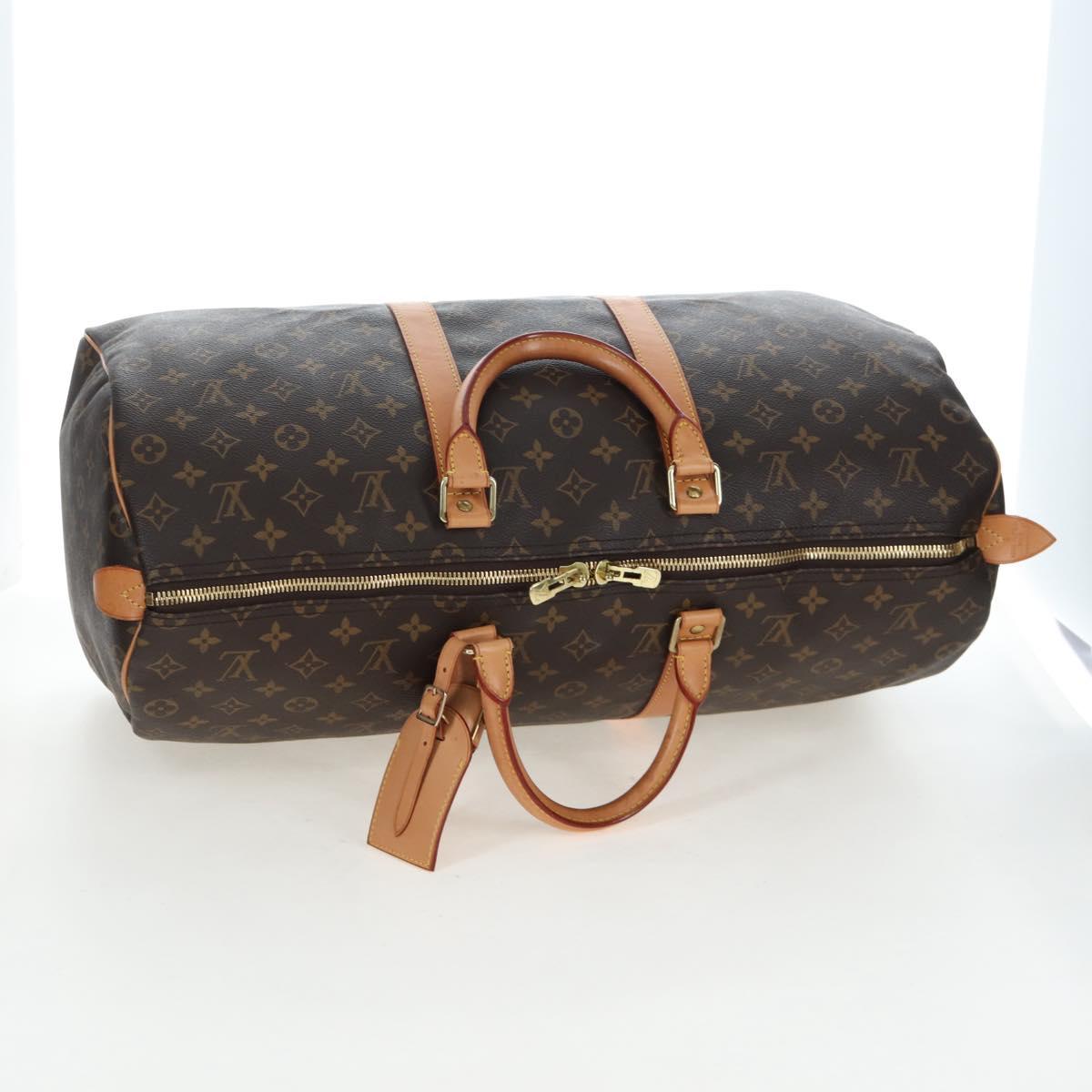 LOUIS VUITTON Monogram Keepall 50 Boston Bag M41426 LV Auth 205367V