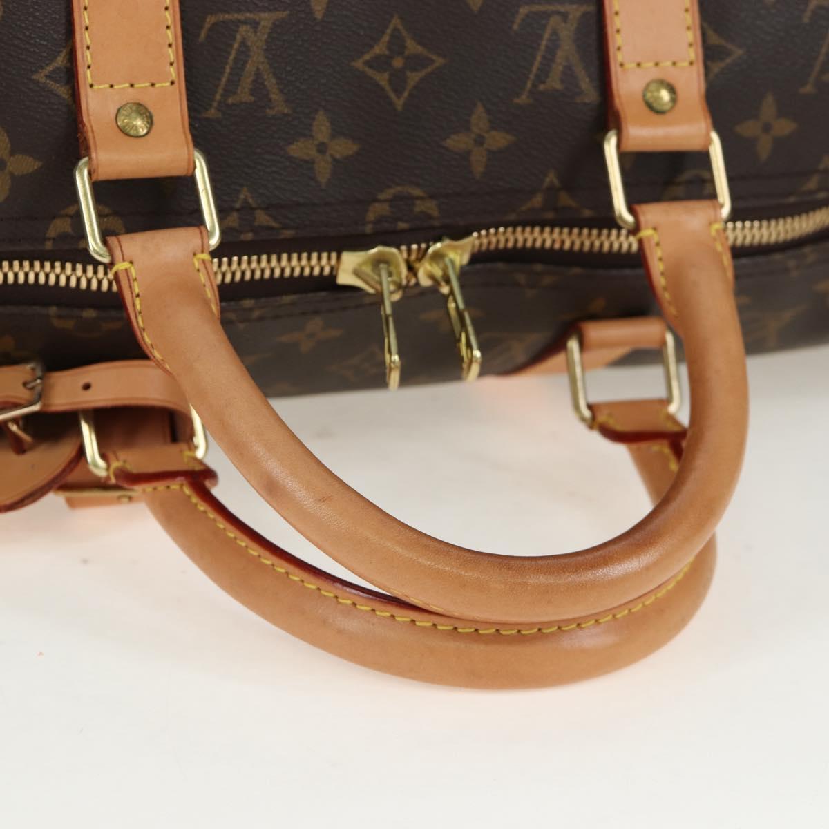 LOUIS VUITTON Monogram Keepall 50 Boston Bag M41426 LV Auth 205367V
