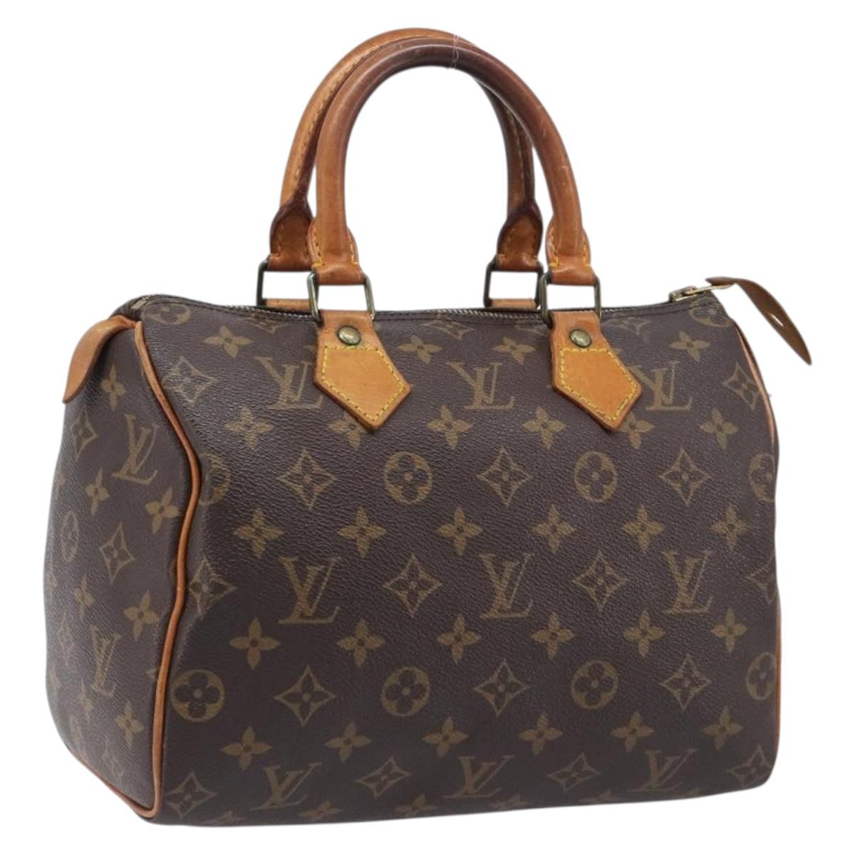 LOUIS VUITTON Monogram Speedy 25 Hand Bag M41528 LV Auth 205371A