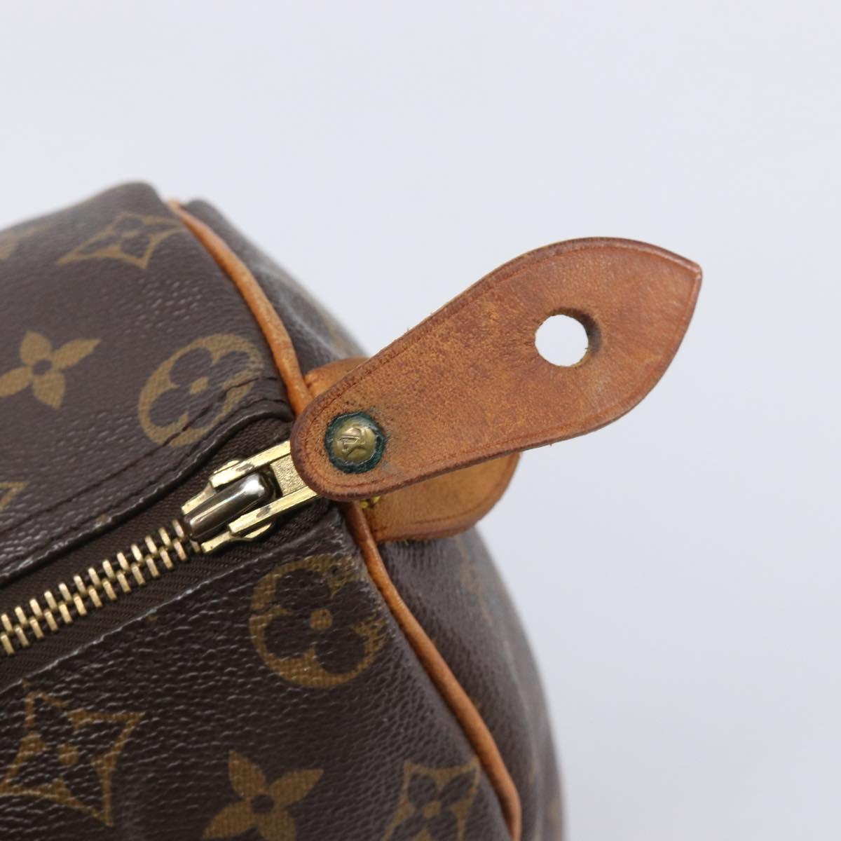 LOUIS VUITTON Monogram Speedy 25 Hand Bag M41528 LV Auth 205371A