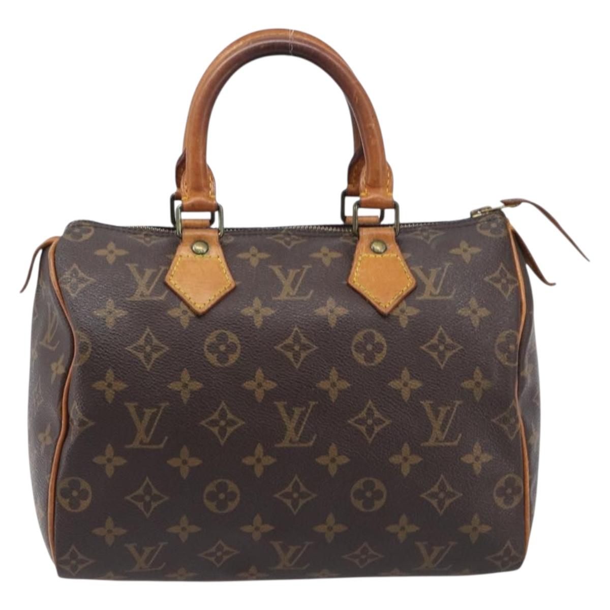 LOUIS VUITTON Monogram Speedy 25 Hand Bag M41528 LV Auth 205371A