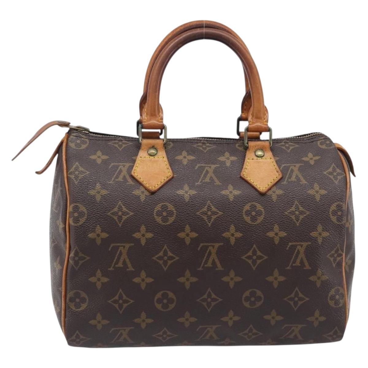 LOUIS VUITTON Monogram Speedy 25 Hand Bag M41528 LV Auth 205371A