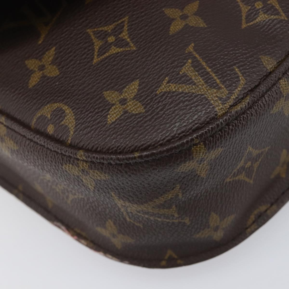 LOUIS VUITTON Monogram Saint Cloud GM Shoulder Bag M51242 LV Auth 205372V