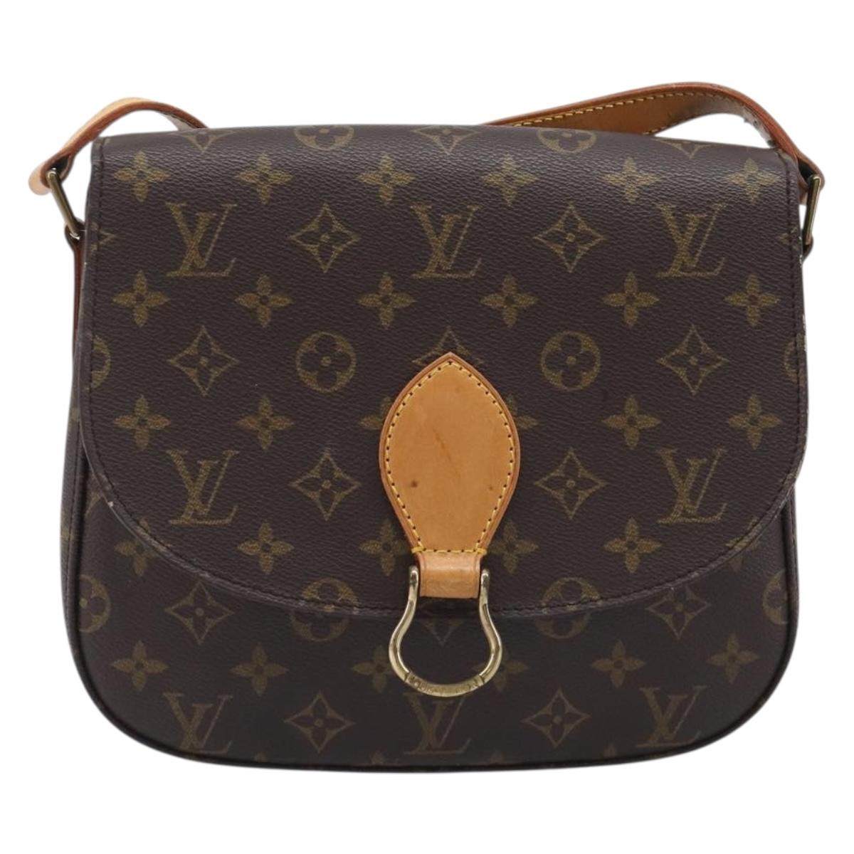 LOUIS VUITTON Monogram Saint Cloud GM Shoulder Bag M51242 LV Auth 205372V