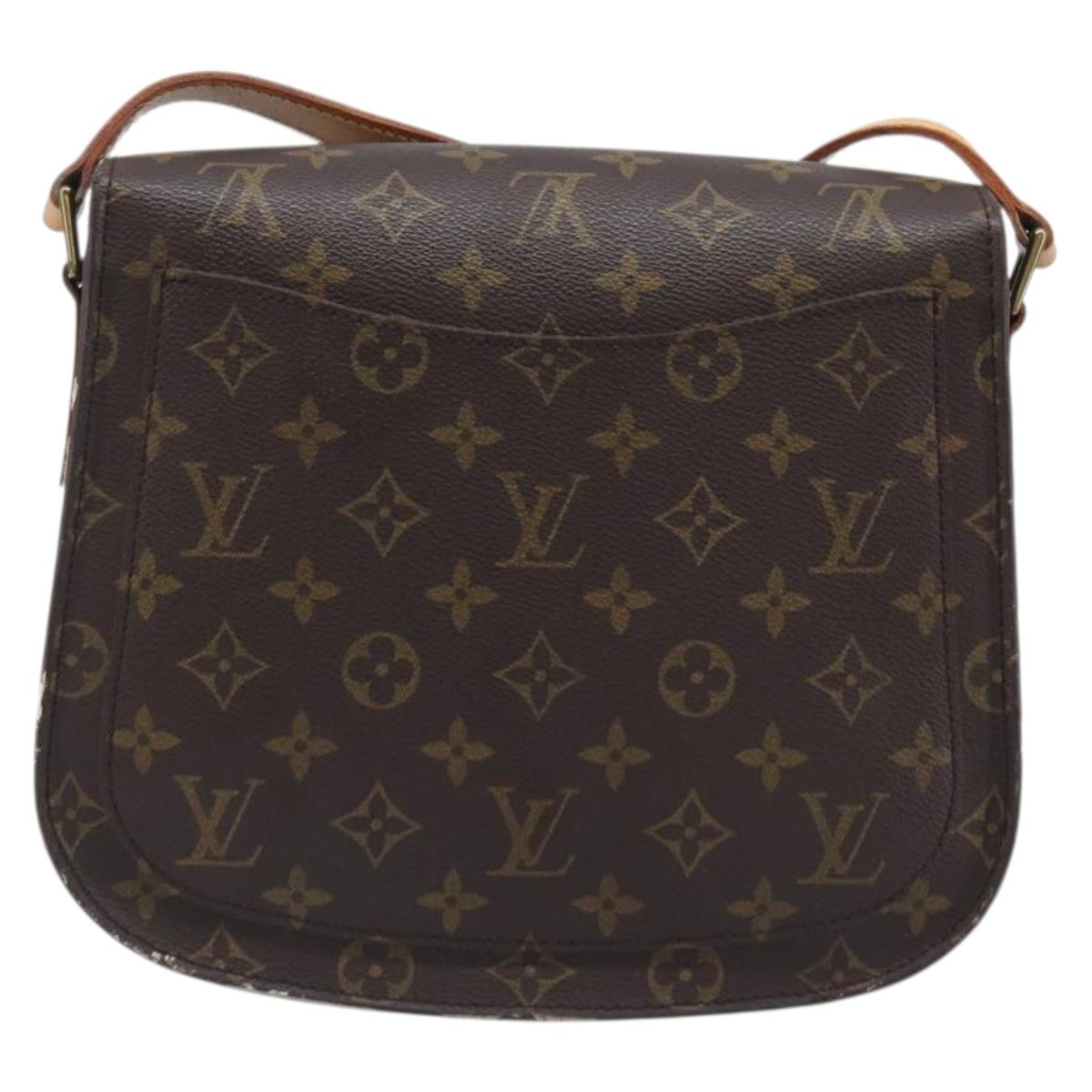 LOUIS VUITTON Monogram Saint Cloud GM Shoulder Bag M51242 LV Auth 205372V