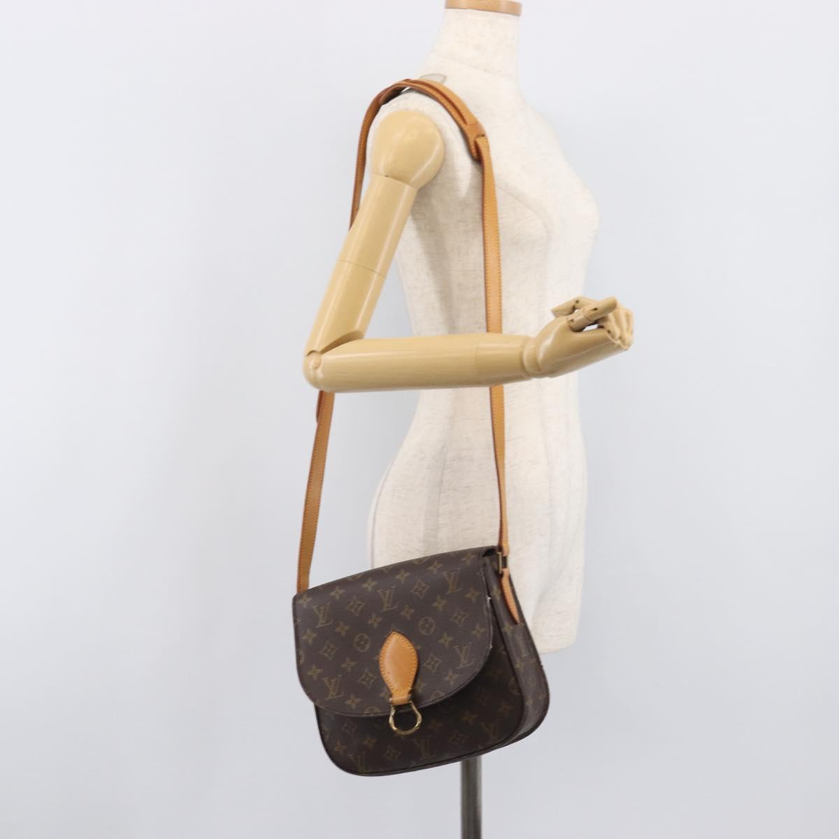 LOUIS VUITTON Monogram Saint Cloud GM Shoulder Bag M51242 LV Auth 205372V