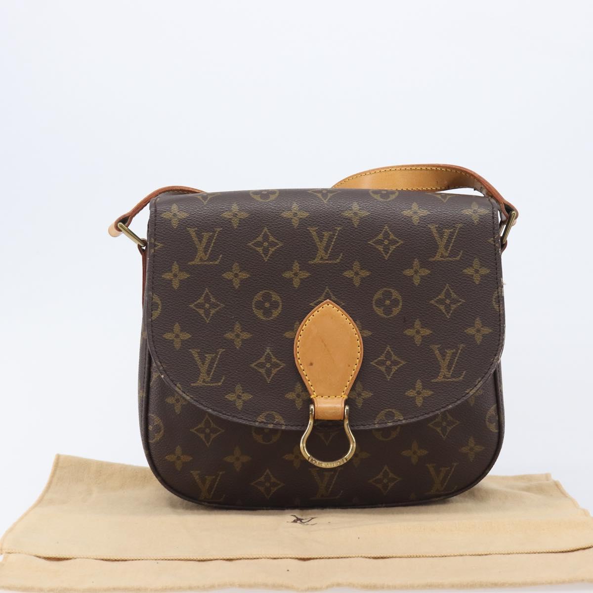 LOUIS VUITTON Monogram Saint Cloud GM Shoulder Bag M51242 LV Auth 205372V