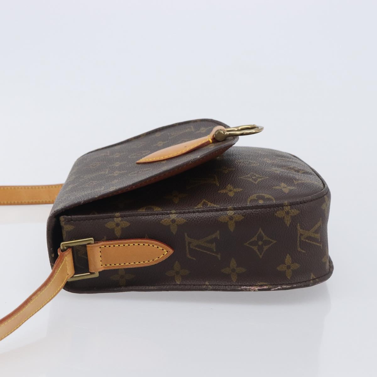 LOUIS VUITTON Monogram Saint Cloud GM Shoulder Bag M51242 LV Auth 205372V