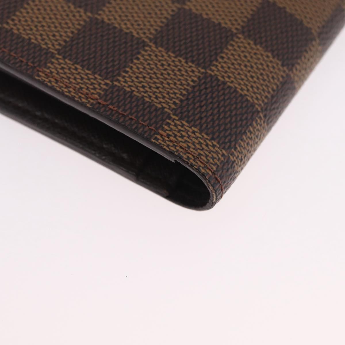 LOUIS VUITTON Ebene Porte Monnaie Billets Viennois Wallet N61664 LV Auth 205376M
