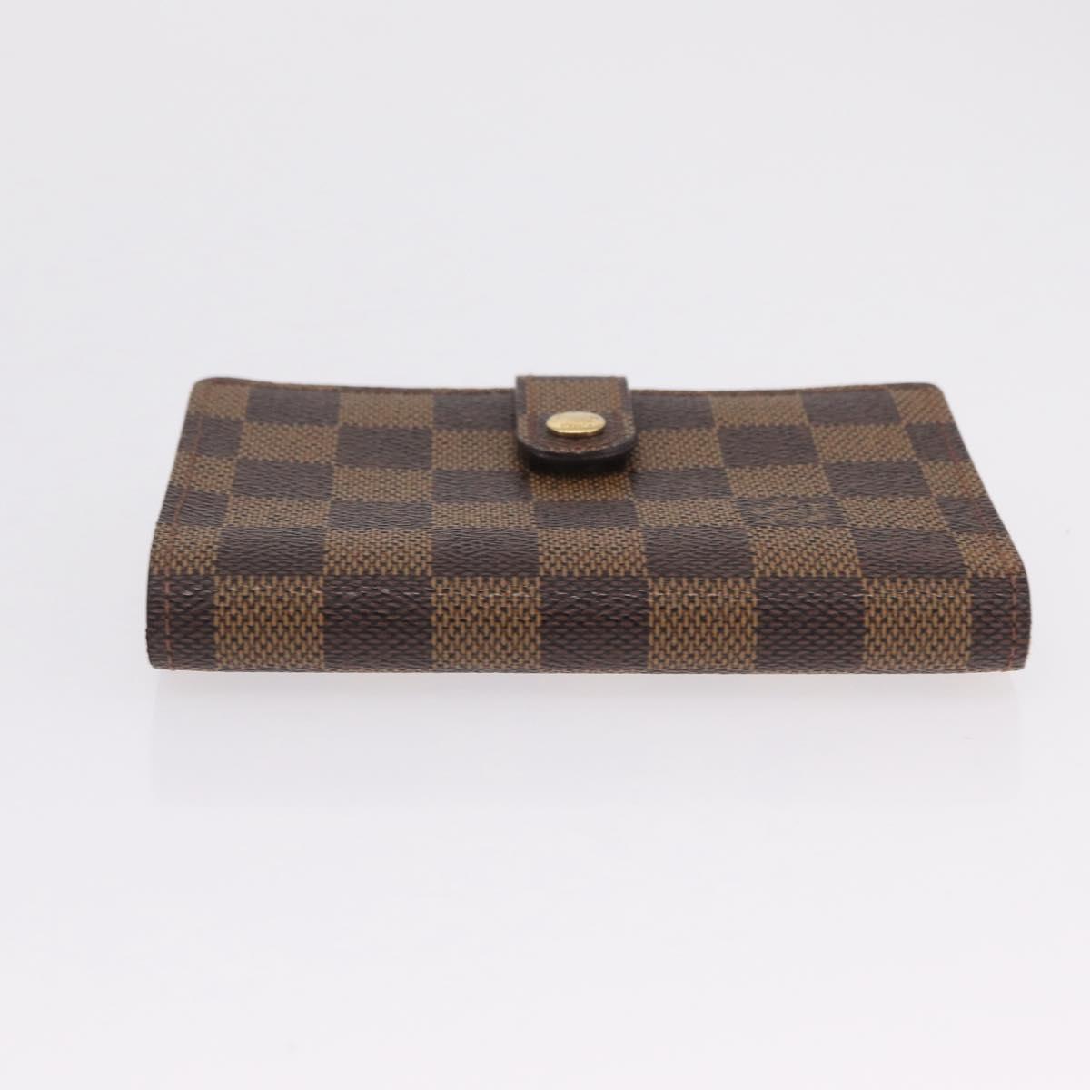 LOUIS VUITTON Ebene Porte Monnaie Billets Viennois Wallet N61664 LV Auth 205376M