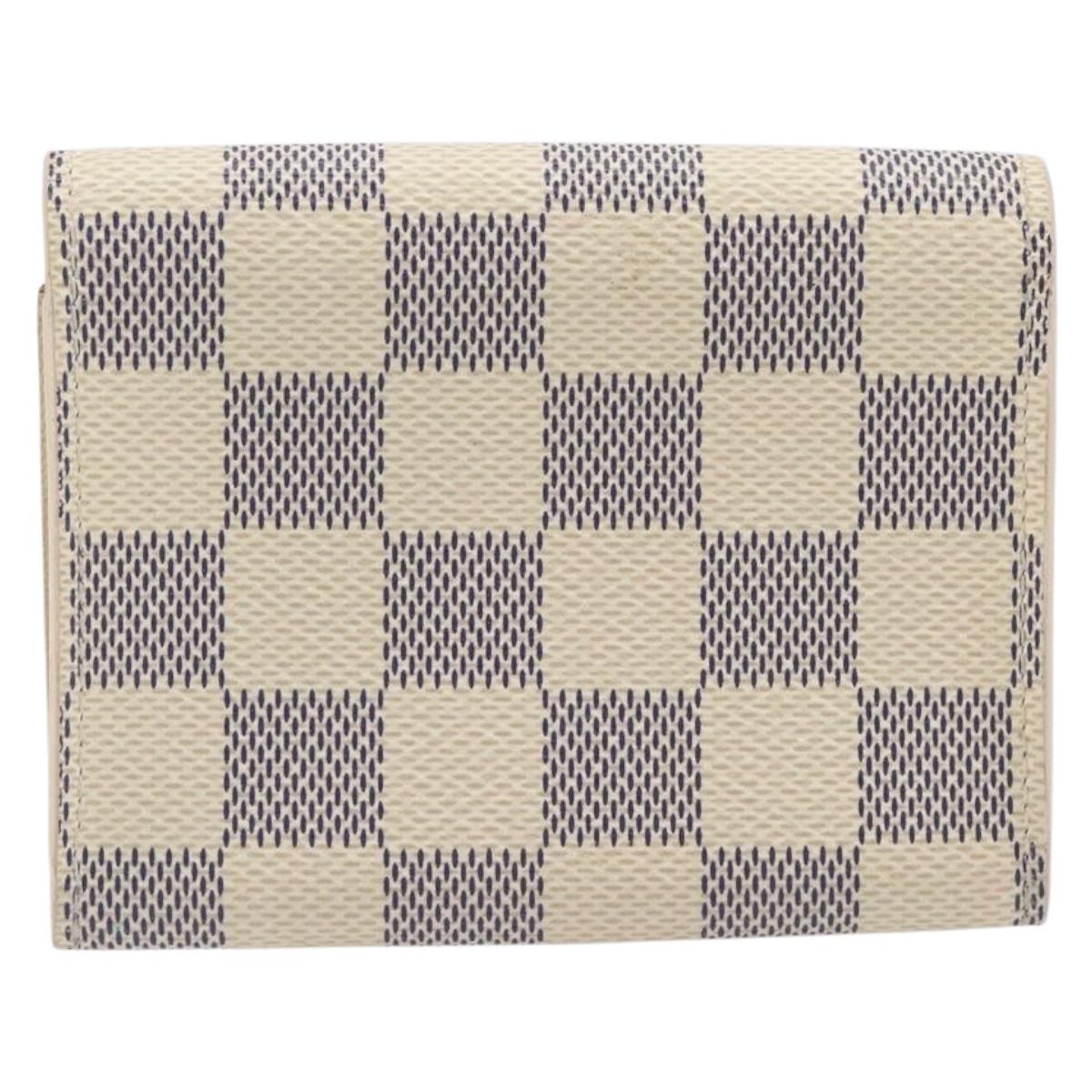 LOUIS VUITTON Damier Azur Anvelop Cult De Vuitto Case N61746 LV Auth 205377M