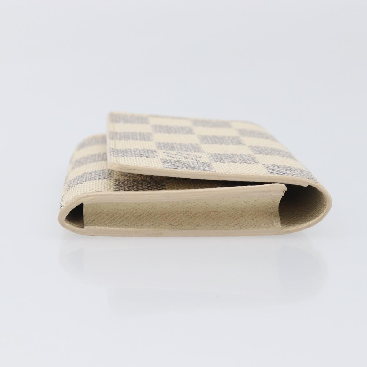 LOUIS VUITTON Damier Azur Anvelop Cult De Vuitto Case N61746 LV Auth 205377M