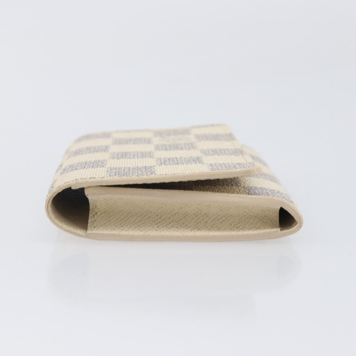 LOUIS VUITTON Damier Azur Anvelop Cult De Vuitto Case N61746 LV Auth 205377M