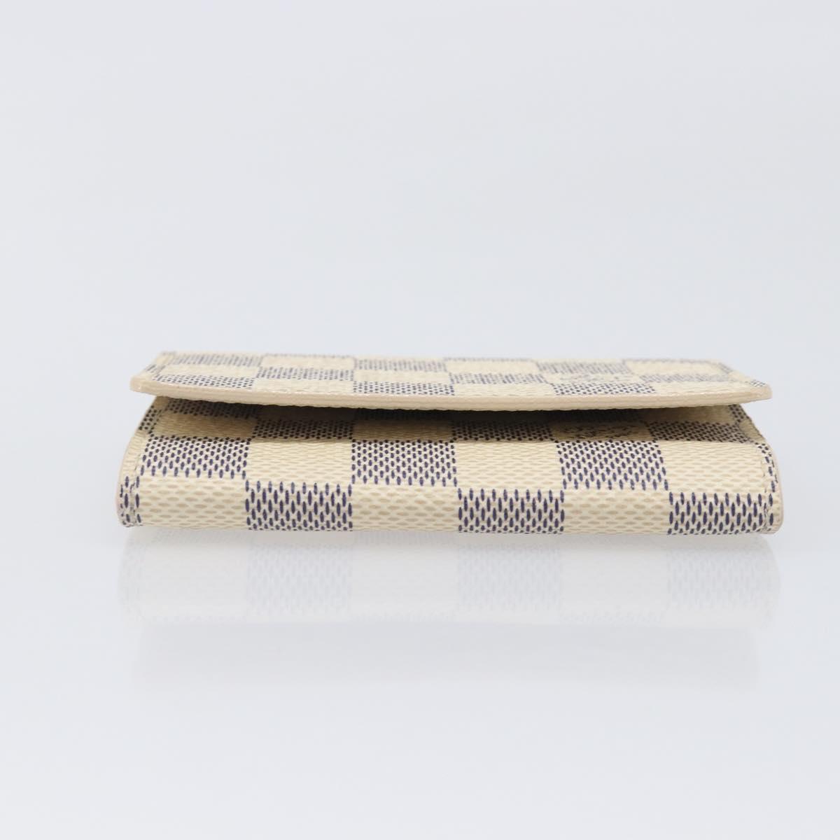 LOUIS VUITTON Damier Azur Anvelop Cult De Vuitto Case N61746 LV Auth 205377M