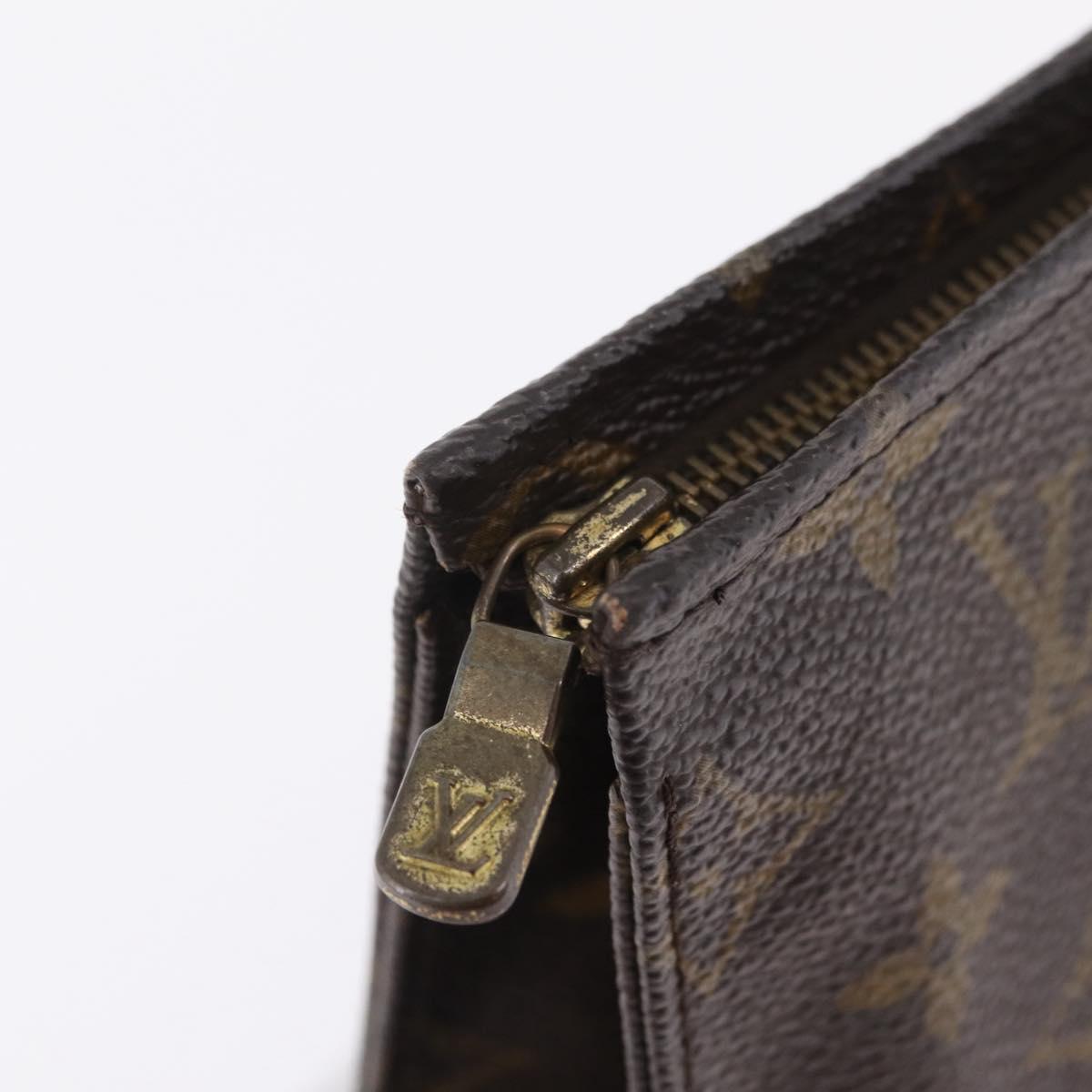 LOUIS VUITTON Monogram Poche Toilette 26 Pouch M47542 LV Auth 205387A