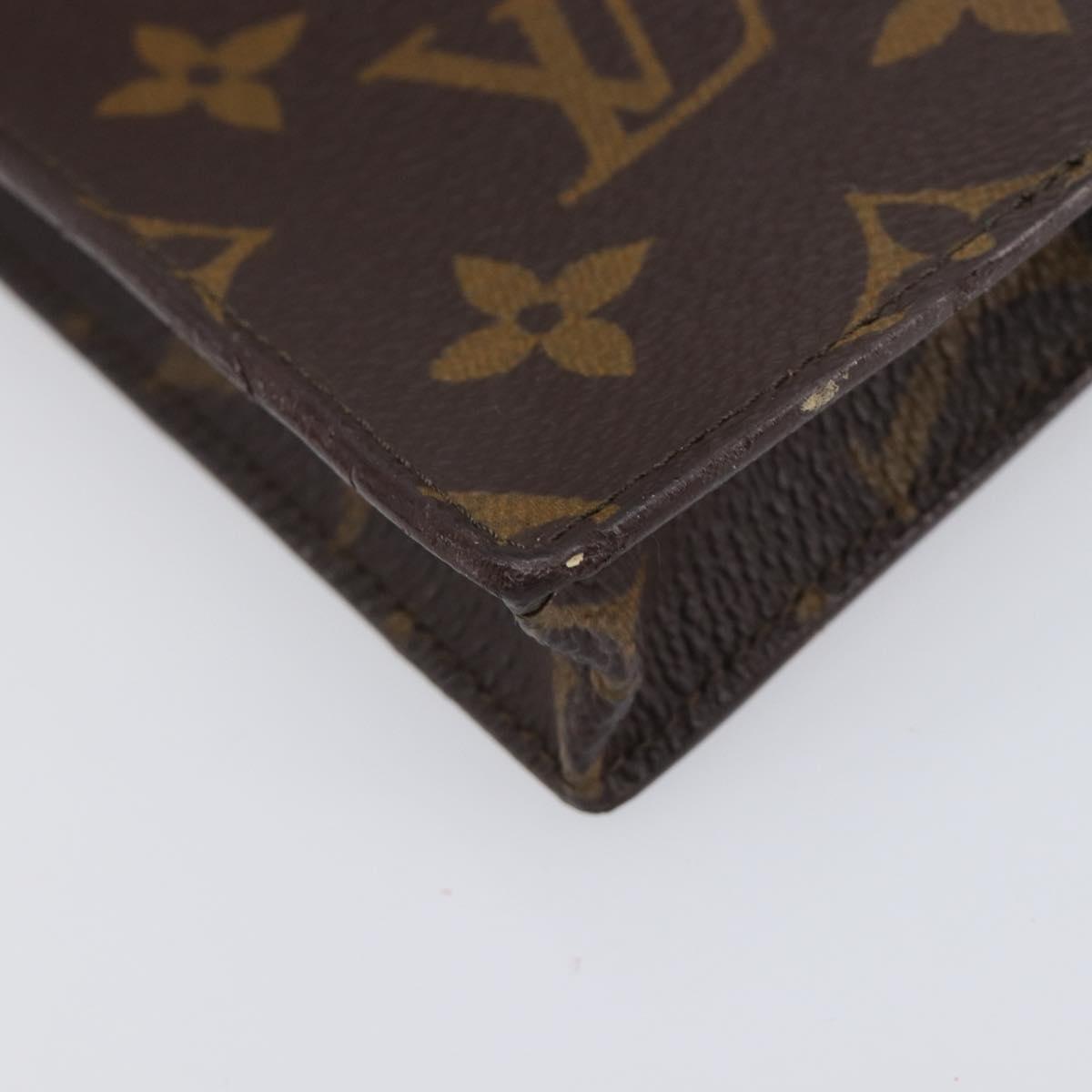 LOUIS VUITTON Monogram Etui Lunette Simple Glasses Case M62962 LV Auth 205393