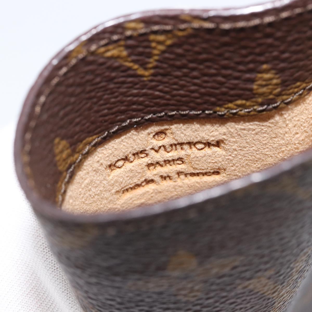 LOUIS VUITTON Monogram Etui Lunette Simple Glasses Case M62962 LV Auth 205393