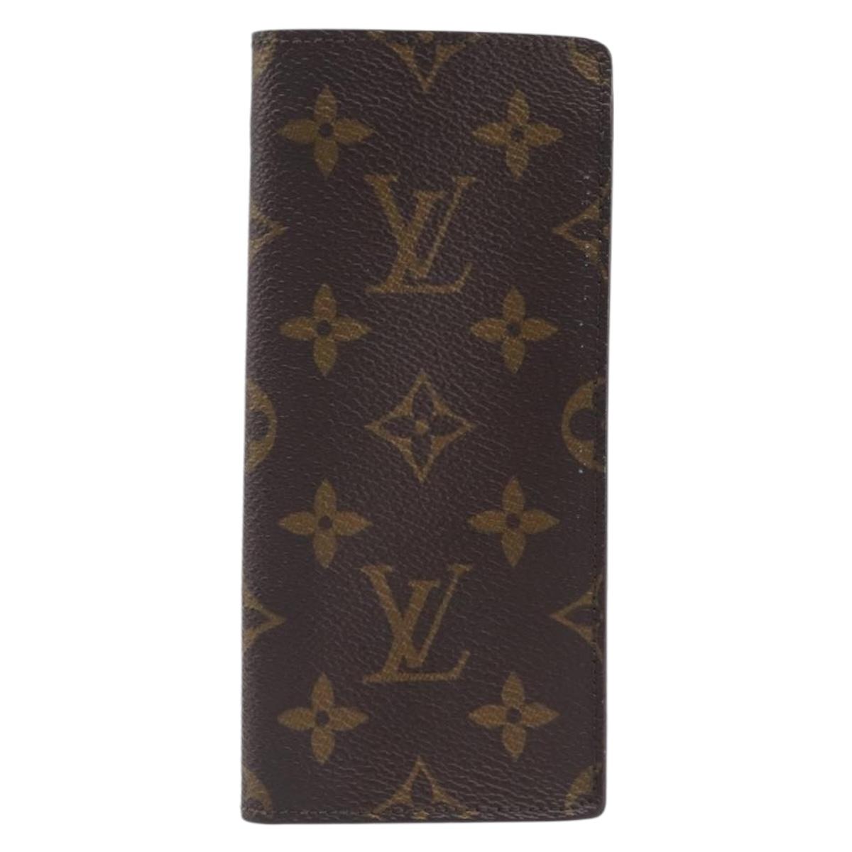LOUIS VUITTON Monogram Etui Lunette Simple Glasses Case M62962 LV Auth 205393