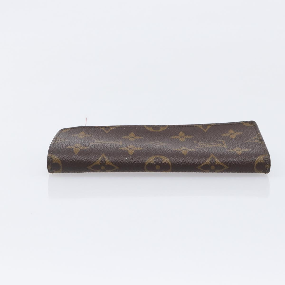 LOUIS VUITTON Monogram Etui Lunette Simple Glasses Case M62962 LV Auth 205393