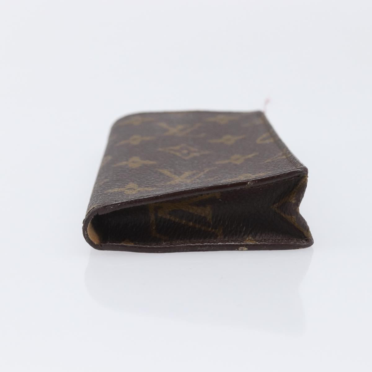 LOUIS VUITTON Monogram Etui Lunette Simple Glasses Case M62962 LV Auth 205393
