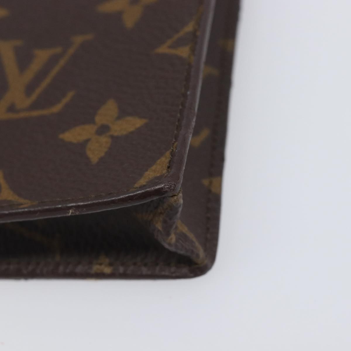LOUIS VUITTON Monogram Etui Lunette Simple Glasses Case M62962 LV Auth 205393