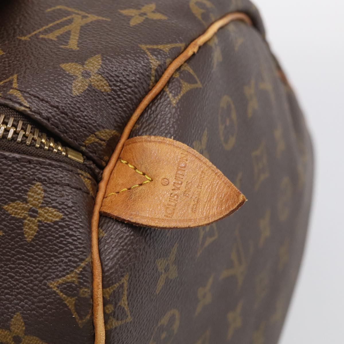 LOUIS VUITTON Monogram Keepall 55 Boston Bag M41424 LV Auth 205394