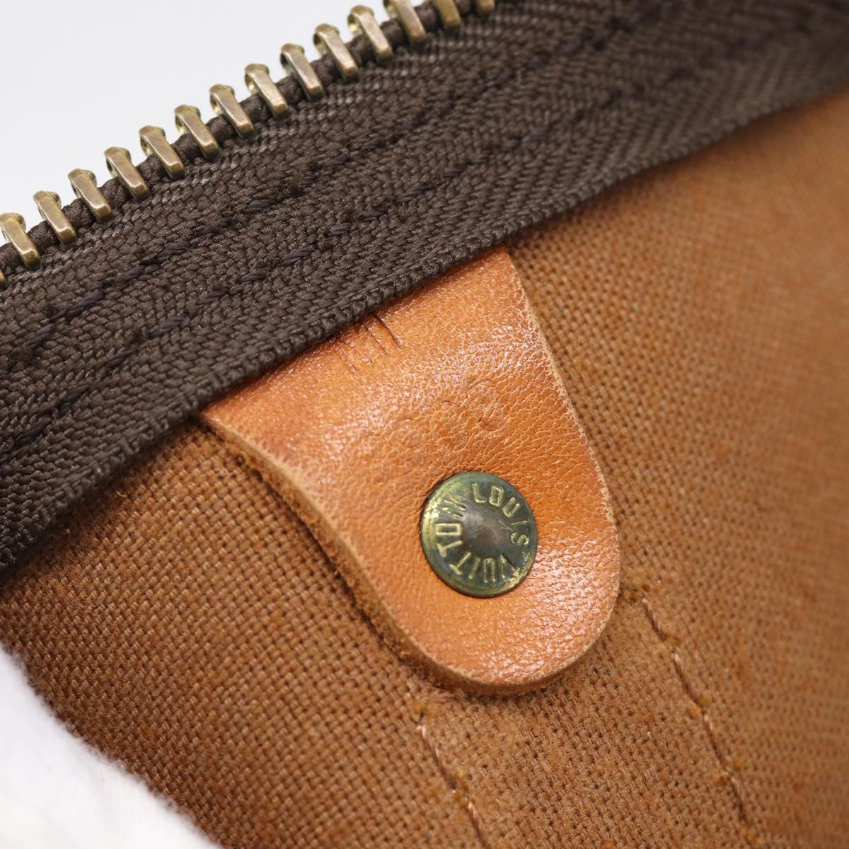 LOUIS VUITTON Monogram Keepall 55 Boston Bag M41424 LV Auth 205394