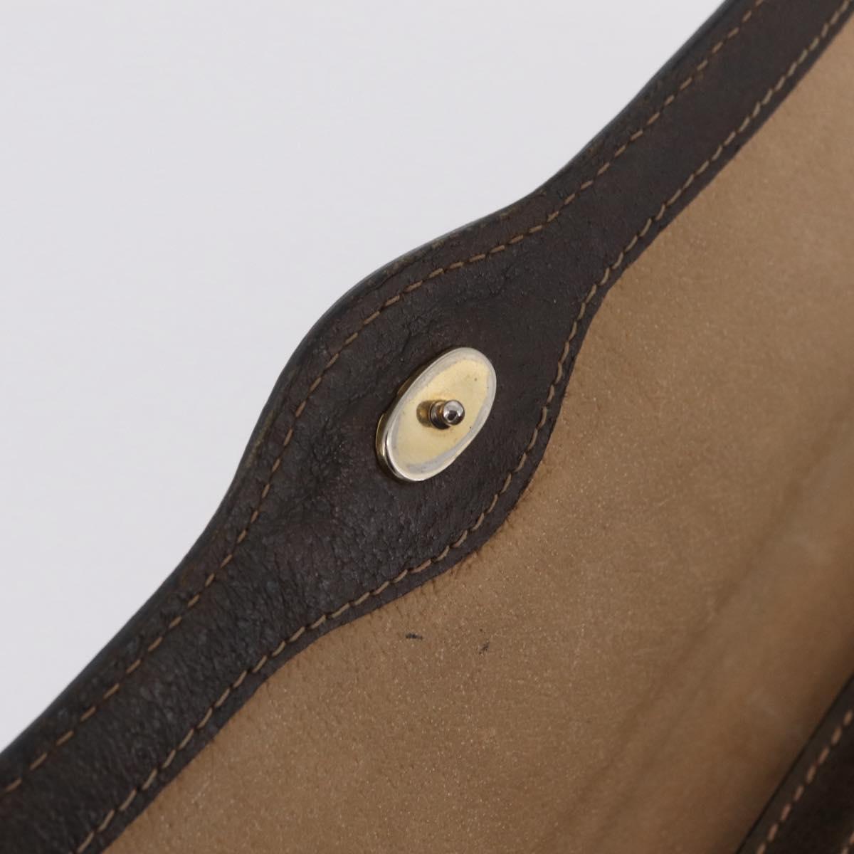 GUCCI GG Supreme Web Sherry Line Bag PVC Beige Gold 67 014 3087 Auth 205398